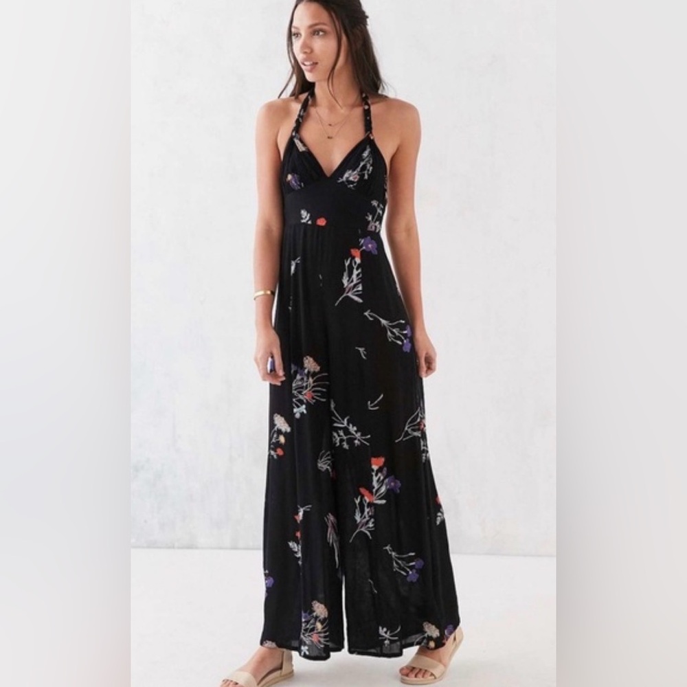Urban Outfitters Kimchi & Blue Brandy Halter Jumpsuit